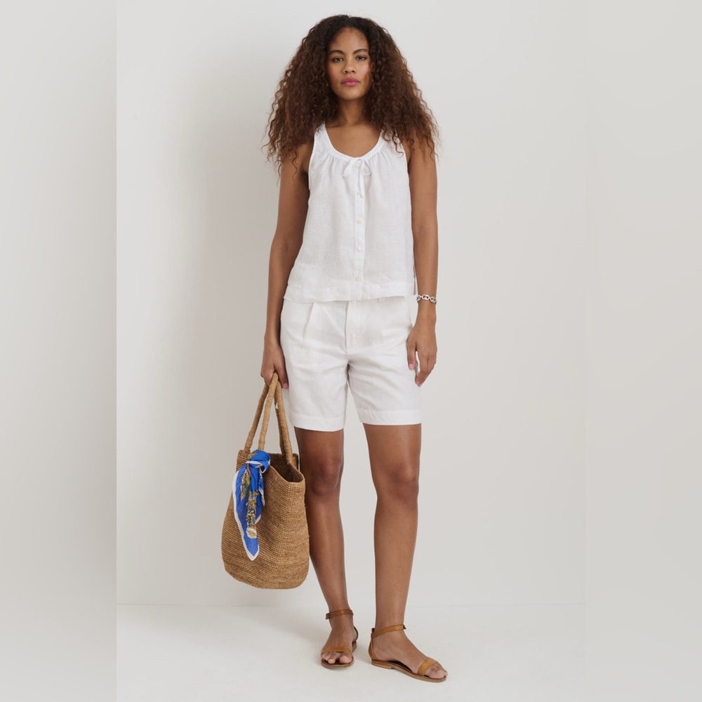Alex Mill Sidney Linen Top, XL